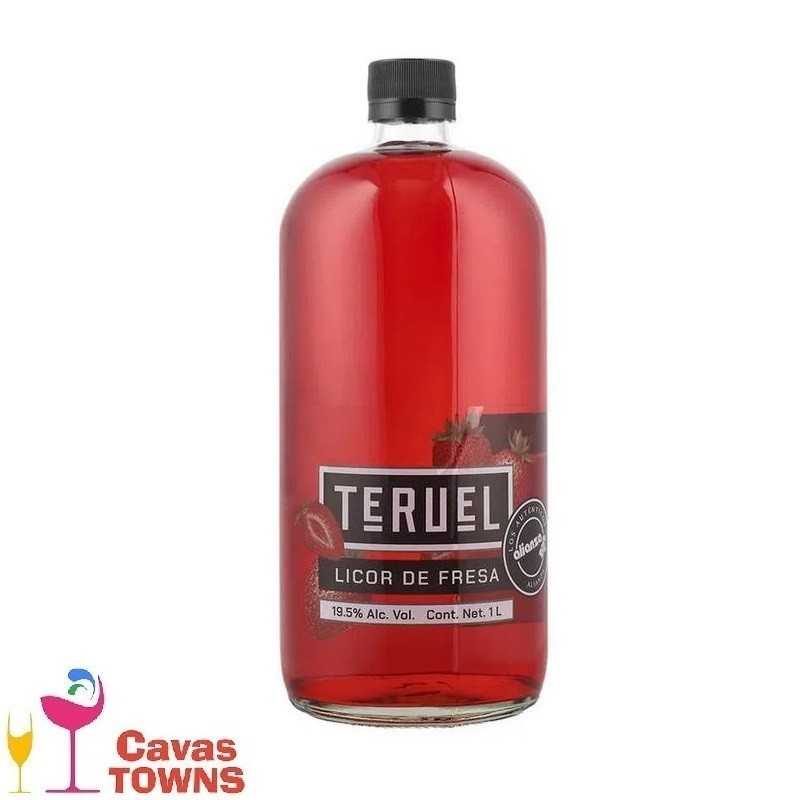 Licor Teruel De Fresa 1000 ml - Cavas Towns Licor Teruel De Fresa 1000 ml - Cavas Towns